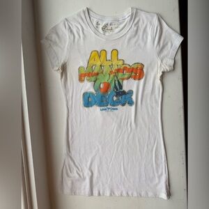 Rare Vintage Victoria’s Secret Pink T Shirt Size M “All Hands on Deck”